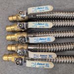 5 Apollo PEX-A Corrugated Stainless Steel Water Heater Connector Ball Valve