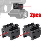 2x Mini Red Laser Sight For Pistol Handgun Fit 20mm Picatinny Rail Mounted Light