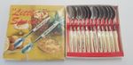 Vintage Japan Little Spoons 12 Pcs Stainless Steel Flatware Set In Original Box
