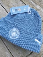 Official PUMA MCFC Adult BEANIE Hat Football UNISEX Manchester City Inner Fleece