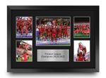 Liverpool 2024/25 PL Champions Signed A3 Pre Printed Autograph Photo Memorabilia