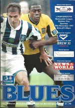 Football Programme BIRMINGHAM CITY v PORTSMOUTH Nov 1997