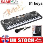 61 Key Electric Digital Piano Musical Beginner Electronic Keyboard Instrument UK
