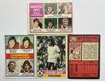TOPPS 1977 Red Back Football Cards