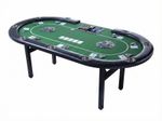 Riverboat Dealer P9 Poker Table in Suited Speed Cloth (213 x 112cm) (Clearance)