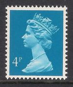 GB 1988 sg X933 4p New Blue Photogravure Phosphorised Paper MNH