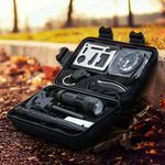 Magnesium Fire Starter Flint Steel Survival Lighter Camping Outdoor Emergency