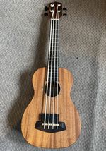 Donner DUB‑1 Electric Bass Ukulele – Mahogany – 30” – Mint – With Case