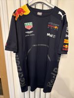 Official 2019 Aston Martin Red Bull Racing F1 Team T-Shirt manufactured by Puma