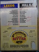 THREE  LEEDS R.L . SIGNED  PROGRAMMES, 1988-1992