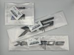Gloss Black BMW X5 XDrive 50e Badge With 2X Pair M Wing Badges G05