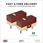2x Huano Silent Brown Shell White Dot Mouse Micro Switches