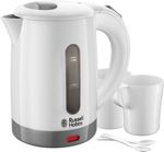 Russell Hobbs Electric 0.85L Travel Kettle, Small & Compact, Dual voltage, Ideal