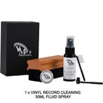 Vinyl Record Cleaner Kit 30 - 300ml Velvet Brush/Liquid Fluid Spray/Cleaning Gel