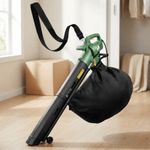3500W 3-in-1 Leaf Blower Vacuum Mulcher Garden Cleaner 45L Bag 10m Cable Wheel