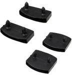 10/20pcs Black Plastic Replacement Bed Slat Plastic Center/End Caps Holder for H