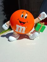 M&Ms - M&M Orange Character with Parcel (1990s Vintage Candy holder)