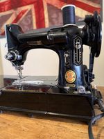 Rare Red "S" 1961 Singer 222K Featherweight Electric Sewing Machine PLEASE READ