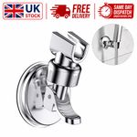 Adjustable Bracket Suction Shower Head Handset Holder Kit Bathroom Wall Mount UK