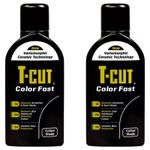 T-Cut Black Scratch Remover Color Fast Paintwork Restorer Car Polish - 500ml x 2