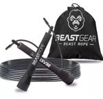 Skipping Rope Adult Boxing Speed Fitness Jump for MMA HIIT Workout PVC Weighted