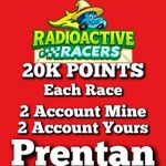 20K POINTS On Each Race Available :- Mono_Poly_Go RADIOACTIVE RACERS EVENT   