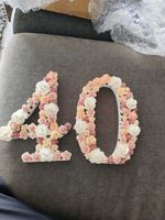 Wooden No 40 Party Deco Set Birthday Party