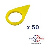 CHECKPOINT WHEEL NUT INDICATOR - 19MM YELLOW POINTER GENUINE PACK OF 50