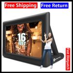 Inflatable Outdoor Movie Screen 16 Ft - Portable Blow Up Cinema Theatre with ...