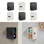 Keys Cabinet Key Lock Box Iron Key Management Cabinet with Storage Box for