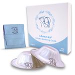 Ideares Silver Nursing Cups For Breastfeeding Nipple Shield for Nursing (Large)