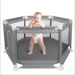 Large Baby Playpen Kids Toddlers Infant Activity Center Saftety Play Fence Yard