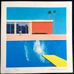 David Hockney Lithograph COA Original Signed In Pen Numbered In Pencil