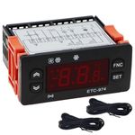 ETC-974 Digital Defrost Thermostat 10A 230V Cold Room Temperature Controller
