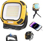 Rechargeable LED Work Light 180 LED Portable Floodlight with Power Bank USB