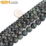 Natural Stone Blue Kambaba Jasper Precious Forested Matt Round Beads Making 8mm 