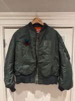 1968 Sz. L USAF MA-1 Flight Jacket MIL-J-8279D Alpha Industries Vietnam Patched