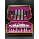 Vintage King's Pattern Silver Plated Cutlery Set, 42-Piece, Boxed
