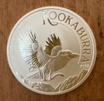 2024 1oz .9999 “ Kookaburra” Fine Silver Bullion Quality Coin from Australia