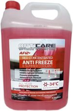 Anti Freeze Summer Coolant 4.54L Litre Antifreeze Red Concentrate -36°C Longlife