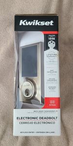 Kwikset 275 Contemporary Touchscreen Electronic Deadbolt Keyless Entry