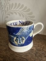 Emma Bridgewater Winter Animals Owl Starry Night  1/4 Pint Baby Mug New 1st