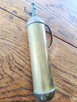 PARSI Vintage Brass Bromide of Methyl Fire Extinguisher Cylinder