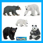 Papo / Schleich BEAR, KOALA, PANDA, SLOTH Toy Animals - Choice of 20 with Tags