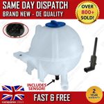 MERCEDES SPRINTER 2006-18 RADIATOR COOLANT EXPANSION HEADER TANK BOTTLE & SENSOR