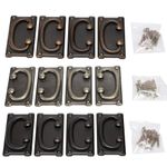 4/8Pcs Rustic Handle Oak Furniture Land Replacement Black Bronze Handles Cheaper