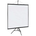 Projection Screen with Tripod Home Theater Presentation Screen 1:1 vidaXL