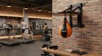 Aptliton Wall Mount Speed Bag Set 360° Swivel Speed Ball with Wooden Platform
