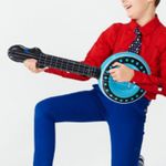 Inflatable Banjo Rock Star Toy Party Props for Holiday