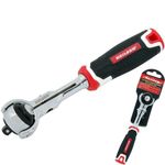 Neilsen Swivel Head Socket Reversible Ratchet Handle Quick Release 1/4" Tool 72T